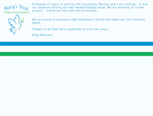Tablet Screenshot of maryswish.org